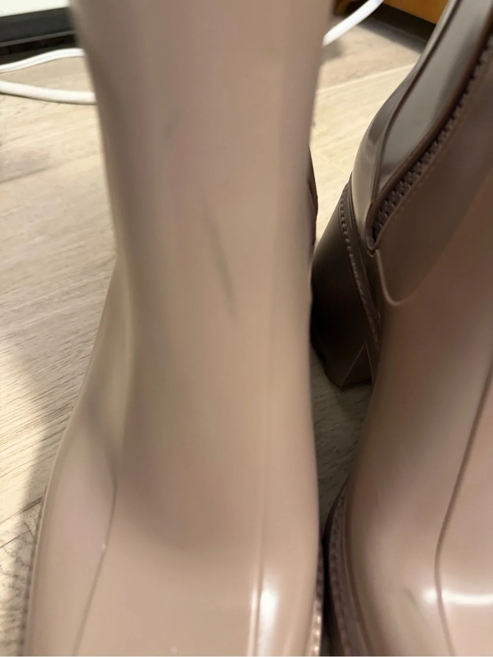 Chloe Women’s Rain Boots — Taupe